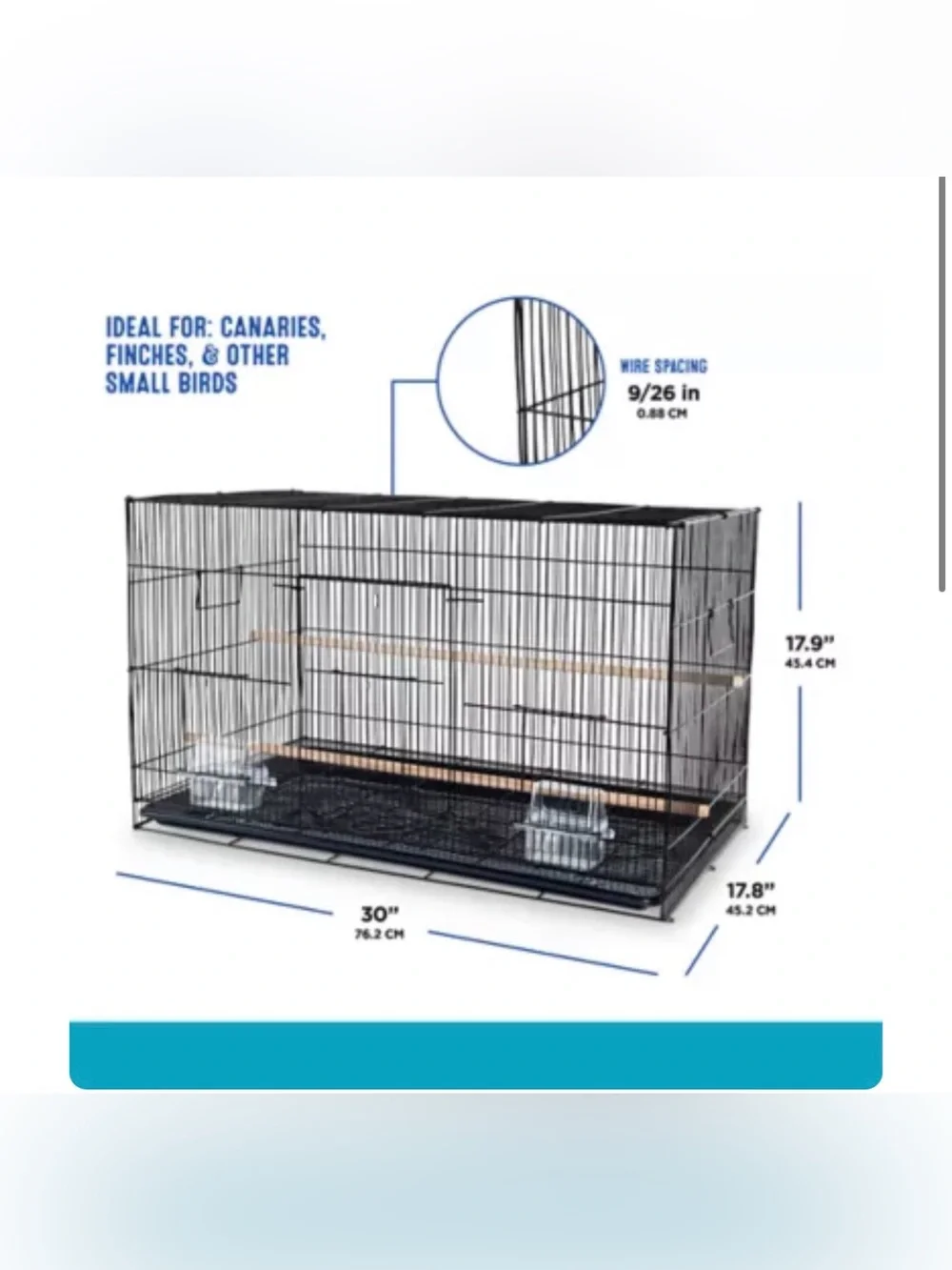 All Living Things® Flight Bird Cage